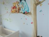 Winnie the Pooh Nursery Wall Murals Boom Met Poeh En Zijn Vriendjes In Kleur