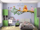 Winnie the Pooh Nursery Wall Murals Diy Winnie the Pooh Tree Branch Wall Sticker Decal Kids Home