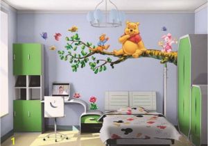 Winnie the Pooh Nursery Wall Murals Diy Winnie the Pooh Tree Branch Wall Sticker Decal Kids Home