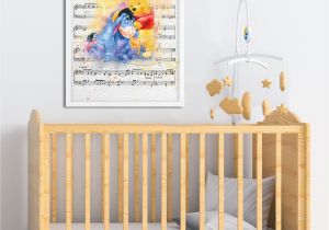 Winnie the Pooh Nursery Wall Murals Winnie the Pooh Print Disney Print Disney Nursery Gift