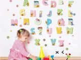 Winnie the Pooh Wall Mural Stencils Al 26 A Z Alphabet Letters Winnie the Pooh Wall Stickers