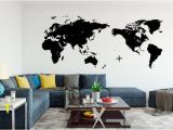 Winnie the Pooh Wall Mural Stencils World Map Handmade Quality Vinyl Wall Decal Sticker