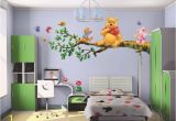 Winnie the Pooh Wall Mural Stickers Diy Winnie the Pooh Tree Branch Wall Sticker Decal Kids Home