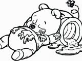 Winnie the Pooh with Honey Coloring Pages Honey Pot Coloring Page at Getdrawings