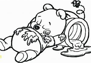 Winnie the Pooh with Honey Coloring Pages Honey Pot Coloring Page at Getdrawings