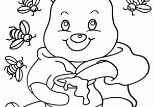 Winnie the Pooh with Honey Coloring Pages Winnie the Pooh Coloring Pages