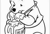 Winnie the Pooh with Honey Coloring Pages Winnie the Pooh Eating Honey Clipart Clipart