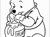 Winnie the Pooh with Honey Coloring Pages Winnie the Pooh Eating Honey Clipart Clipart