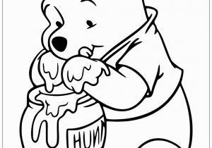 Winnie the Pooh with Honey Coloring Pages Winnie the Pooh Eating Honey Clipart Clipart