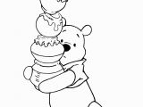 Winnie the Pooh with Honey Coloring Pages Winnie the Pooh Honey Coloring Pages