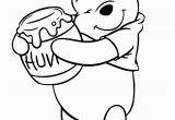 Winnie the Pooh with Honey Coloring Pages Winnie the Pooh Honey Coloring Pages