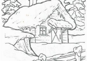 Winter Cabin Coloring Pages Peisaje Iarna Desene Ð¥Ð¾ÑÑ Ð·Ð´ÐµÑÑ Ð¿Ð¾Ð±ÑÐ²Ð°ÑÑ