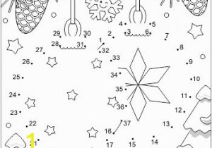 Winter Holiday Coloring Pages Printable Two ornaments Connect the Dots and Coloring Page Cu and Non Cu