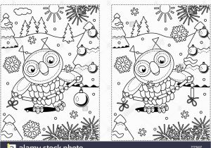 Winter Holiday Coloring Pages Printable Winter Holidays New Year or Christmas themed Find the Ten