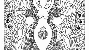 Winter solstice Coloring Pages Coloring Pages for Adults Mabon Sabbat Goddess Art Coloring Page