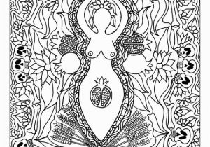 Winter solstice Coloring Pages Coloring Pages for Adults Mabon Sabbat Goddess Art Coloring Page