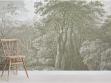 Winter Trees Wall Mural Select Size Wallpaper Wall Mural for Home Office