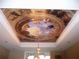 Winter Wonderland Wall Mural Mural and Tray Ceiling In My Dining Room Trompe L Oeil