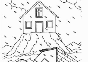 Wise and Foolish Builders Coloring Page Wise and Foolish Builders Coloring and Activity Lesson