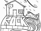 Wise and Foolish Builders Coloring Page Wise and Foolish Builders Coloring Page – Children S