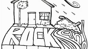 Wise and Foolish Builders Coloring Page Wise and Foolish Builders Coloring Page – Children S