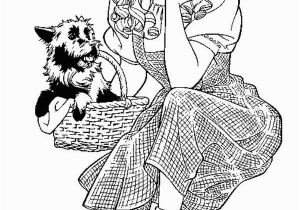Wizard Of Oz Coloring Pages Dorothy Coloring Pages
