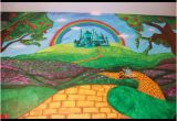 Wizard Of Oz Wall Mural Wizard Of Oz themed Mural by Caras Creations for A Child S Nursery