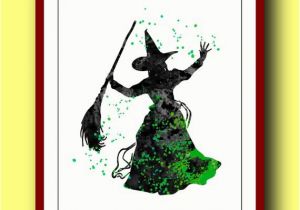 Wizard Of Oz Wall Murals Wicked Witch Poster Watercolor Poster Disney Wizard Of Oz Poster