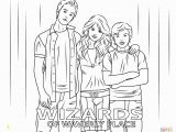 Wizards Of Waverly Place Coloring Pages Justin Max and Alex From Wizards Of Waverly Place Coloring