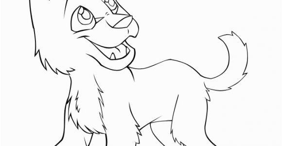 Wolf Face Coloring Page Baby Wolf Coloring Pages