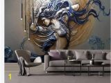 Wonder Woman Wall Mural Custom Mural Wallpaper for Walls 3d Stereoscopic Embossed Fashion Art Beauty Bedroom Tv Background Home Wall Decoration Painting