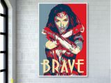 Wonder Woman Wall Mural Wonder Woman Brave Giant Poster