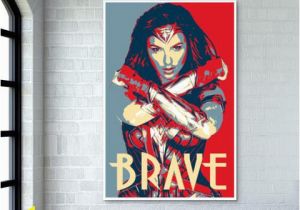 Wonder Woman Wall Mural Wonder Woman Brave Giant Poster