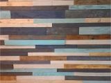 Wooden Planks Wall Mural Multi Colored and Distressed Plank Wall