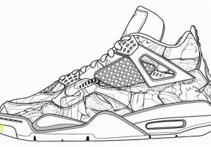 Wooden Shoe Coloring Page Air Jordan Drawing at Getdrawings