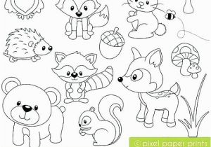 Woodland Creatures Coloring Pages Woodland Creatures Coloring Pages Preschool Animal Coloring Pages