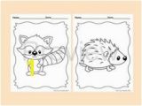 Woodland Creatures Coloring Pages Woodland forest Animals Coloring Pages 8 Designs Fox Included