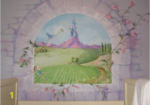 Woodland Fairy Wall Murals Nursery Wall Murals by Mural Artist Juli Simon In orlando Fl