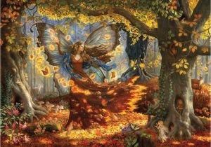Woodland Fairy Wall Murals Woodland Fairy 1500pc Jigsaw Puzzle by Sunsout