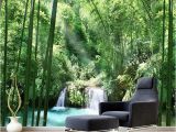 Woodland Wallpaper Murals Custom 3d Wall Murals Wallpaper Bamboo forest Natural Landscape Art