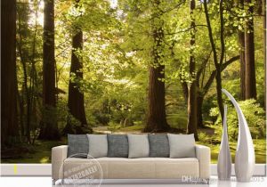 Woodland Wallpaper Murals Mural 3d Wallpaper Big Tree Sunny Background Wall Customized