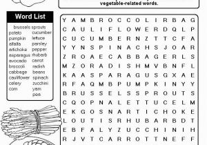 Word Search Coloring Pages to Print Printable Word Search Fruits and Ve Ables Kids