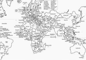 World Map Coloring Page with Countries Countries World Map Coloring Pages Coloring Pages for