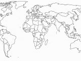 World Map Coloring Page with Countries Map the World Coloring Page Free Printable for