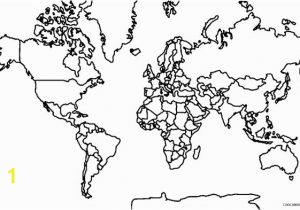 World Map Coloring Page with Countries Printable World Map Coloring Page for Kids