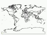 World Map Coloring Pages to Print Printable Blank World Map Coloring Page Coloring Home