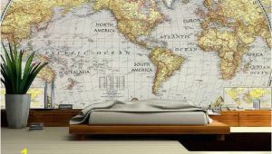 World Map Wall Mural Decal World Map Wall Decal Wallpaper World Map Old Map Wall