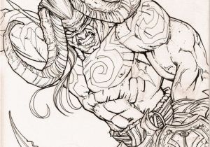 World Of Warcraft Coloring Pages Inktober Illidan by Rafater On Deviantart