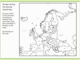 World War 2 Coloring Pages Free Europe During the Second World War areas Of