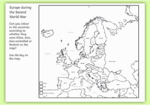 World War 2 Coloring Pages Free Europe During the Second World War areas Of